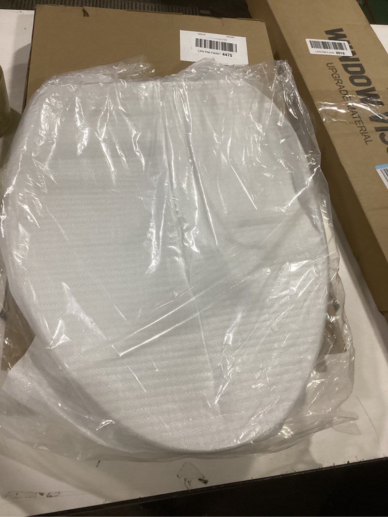 Condition photo showing Good Condition for (Similar to)KOHLER 20110-0 Brevia, Slow Close Toilet Seat, Elongated Toilet Seat, Grip-Tight Bumpers Quick-Attach Hardware, White White Elongated Quiet-Close