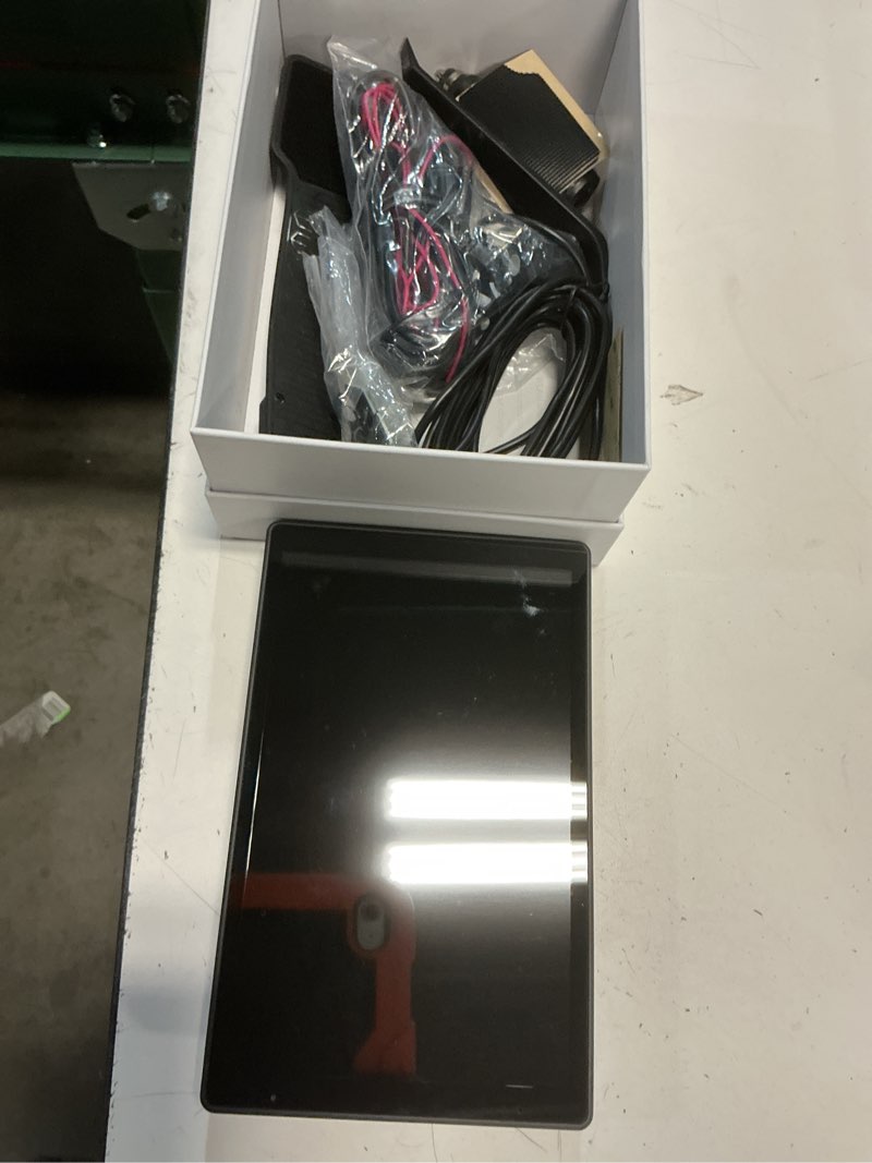 Condition photo showing New/Like New for 8” wireless apple carplay screen for car with android auto & 1080p backup camera, rotatable touchscreen car stereo, vertical & horizontal mode, bluetooth, gps navigation, mirror link 8 inch