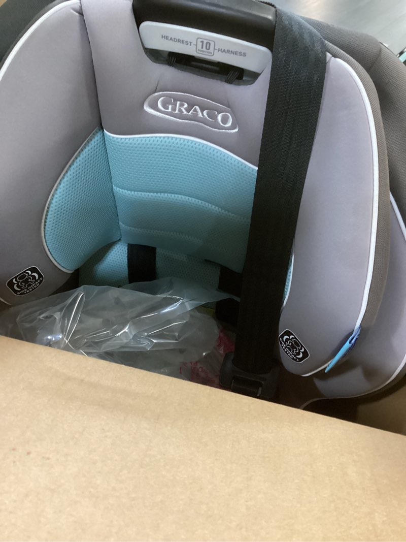 Condition photo showing As Is for Graco Slimfit 3-in-1 Convertible Car Seat, Ultra-Space-Saving Design, Darcie 2.0, Suitable for Rear and Forward-Facing, Highback Booster Seat with 10-Position Headrest
