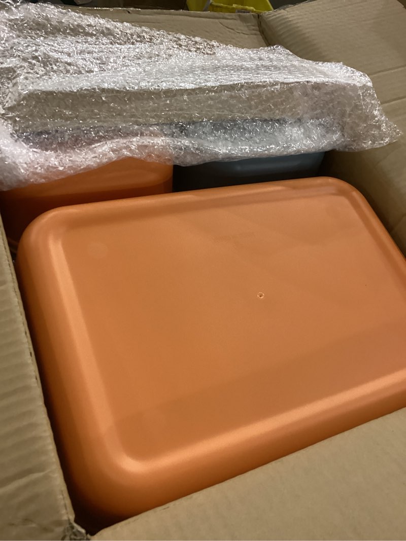 Quzzil 16 Pack Plastic Cubby Bins 4 Size Classroom Cubby Organization Bins Multiple Size and Colors 