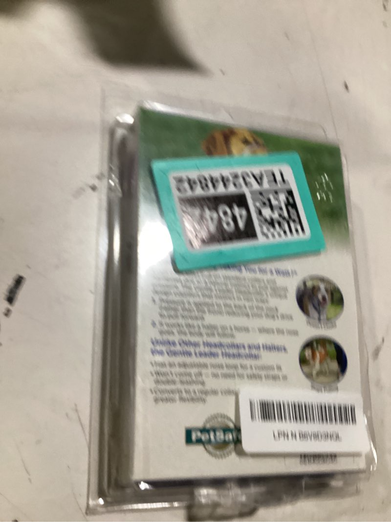 Condition photo showing Good Condition for petsafe gentle leader headcollar no-pull dog collar - helps improve walks - durable nylon construction - padded nose loop - adjustable fit - comfort walking halter - small, deep purple small deep purple