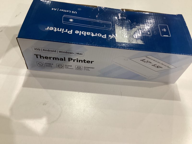 Condition photo showing New/Like New for Portable Printers Wireless for Travel, N80 Wireless Thermal Printer Bluetooth Inkless Printer Support 8.5" X 11" US Letter & A4, Compatible with iOS, Android, Laptop