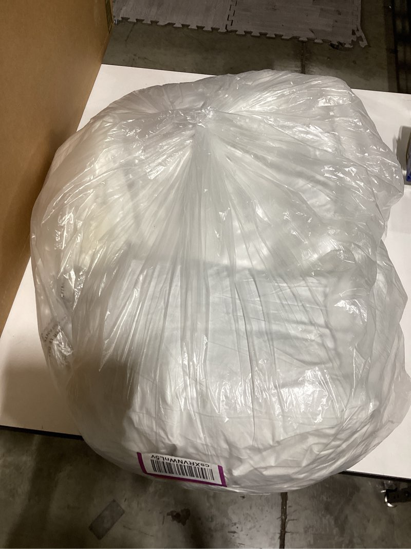 Condition photo showing As Is for puredown® goose down comforter twin size 800 fill power, 100% cotton all season duvet insert 700 thread count, cloud fluffy pinch pleat extra warmth all season-white twin