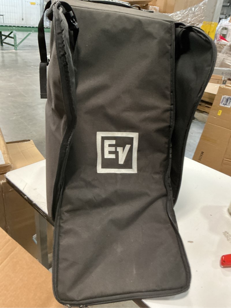 Condition photo showing As Is for Electro-Voice Evolve 50 Column Speaker Carrying Case with Wheels