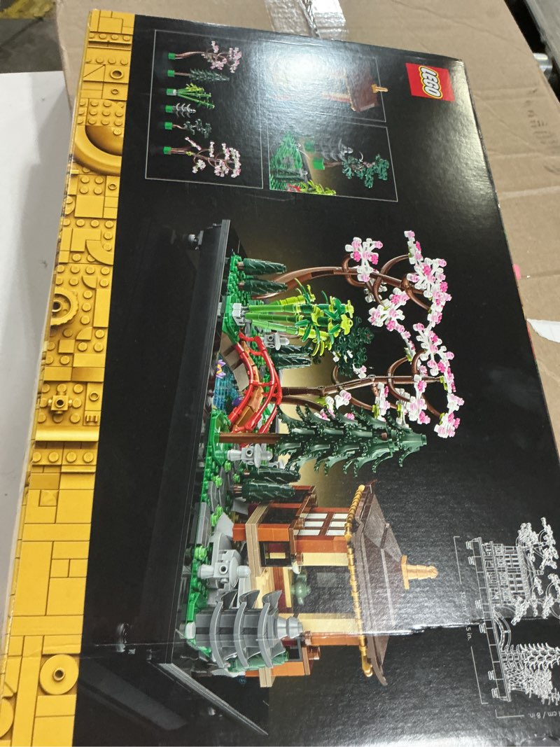 Condition photo showing New/Like New for lego icons tranquil garden building set - detailed japanese zen garden diy kit for adults, ages 18+ - gift for birthday - building block set for home decor - 10315 standard packaging