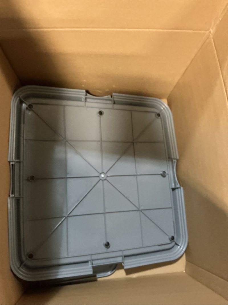Condition photo showing As Is for PAWISE Dog Pee Pad Holder Tray with Splash Guard, 23.6" Large Puppy Potty Training Pad Tray, Puppy Litter Box with High-Wall, Indoor Pet Toilet for Small to Medium Sized Dogs Detachable high wall