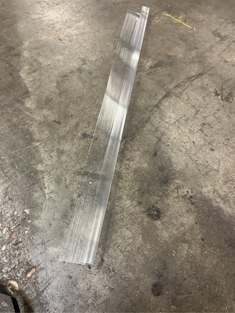 Condition photo showing Good Condition for vira  insight dsl raillens to h2  1=50 polycarbonate angle .050\\\" thick x 2.00\\\" arms x 24\\\" long (1 kit)