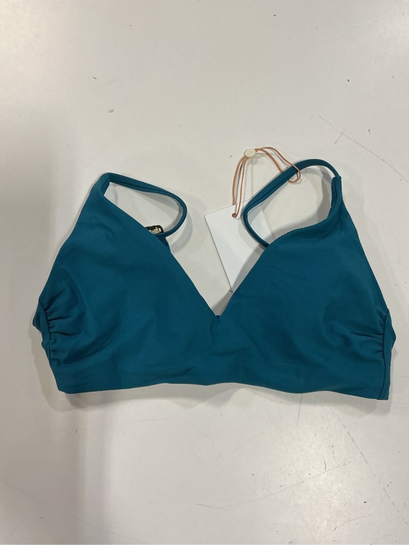 Condition photo showing Good Condition for italian high-rise bikini bottom, s, lagoon teal blue