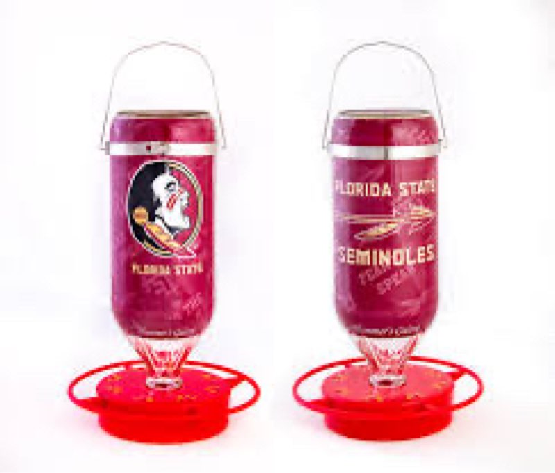 Glass Hanging Hummingbird Feeder