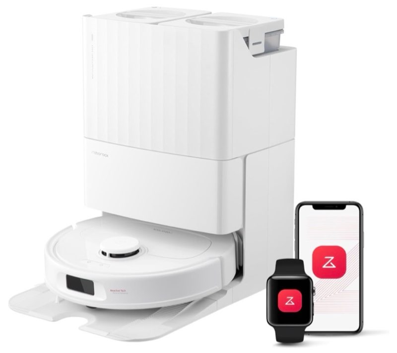 roborock Qrevo S Robot Vacuum and Mop, Self-Drying, Auto Mop Washing, 7000Pa Suction, Self-Emptying 