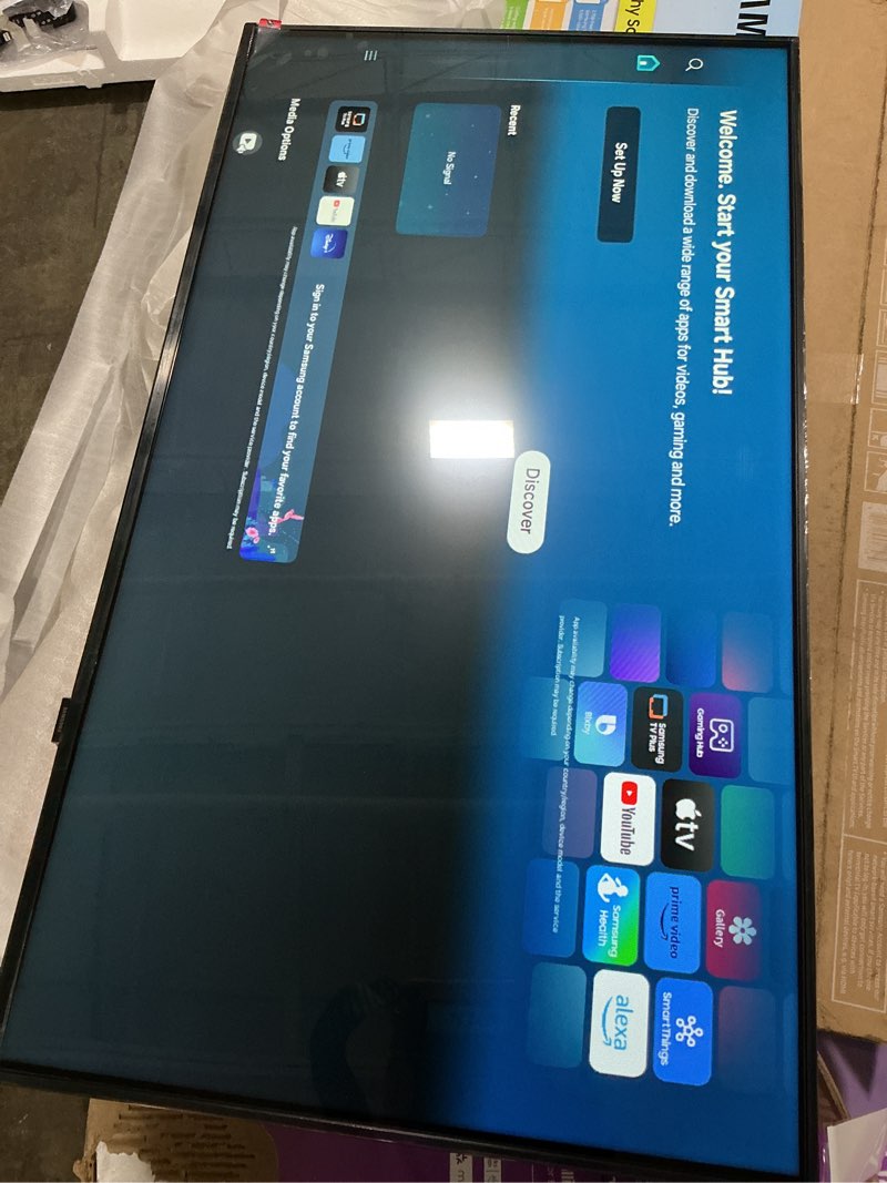 Condition photo showing New/Like New for working verified samsung 40-inch class full hd f6000 smart tv (2025 model) hdr, object tracking sound lite, knox security, one ui tizen, smart tv 40-inch f6000 series