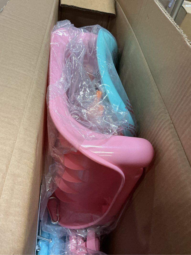 Condition photo showing Good Condition for Taleco Gear 2 in 1 Toddler Swing ? Jumper, Swing Set for Indoor/Outdoor, Baby Jumpers and Bouncers, Easy to Assemble & Store, Suitable for Children 6 Months and Older (Pink)