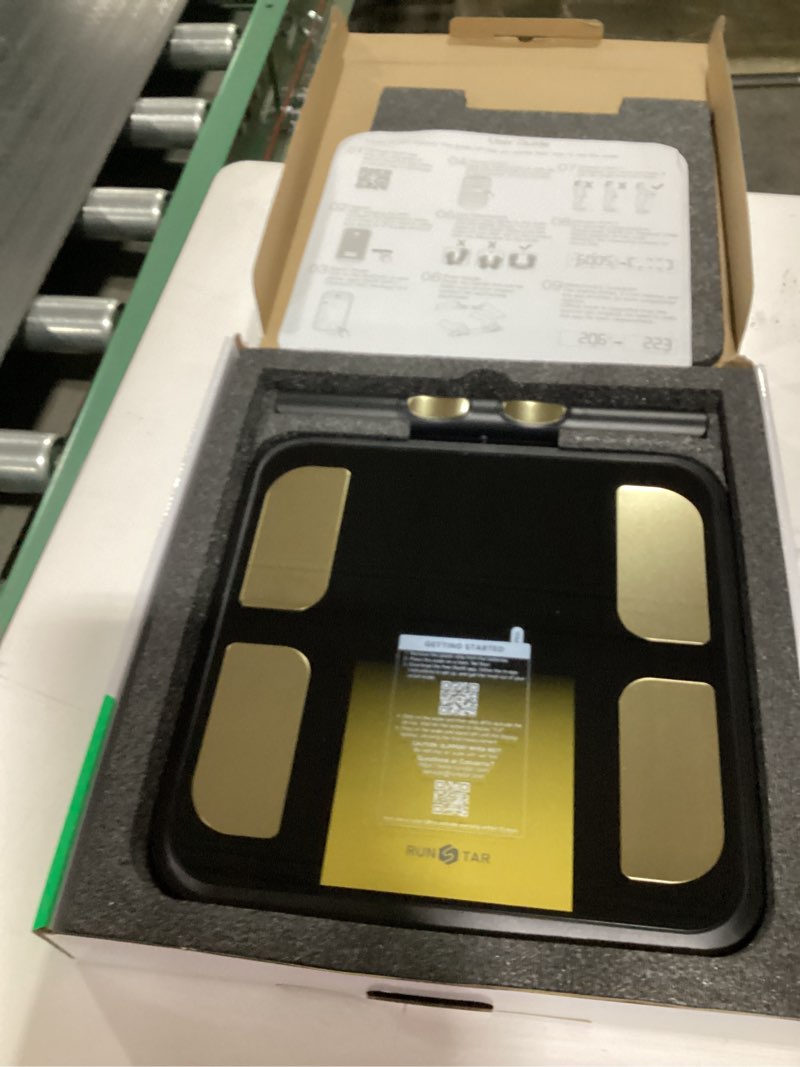 Condition photo showing Good Condition for RunStar Smart Scale for Body Weight, Full-Body Bathroom Scale with 8 Electrodes for BMI, Muscle Mass