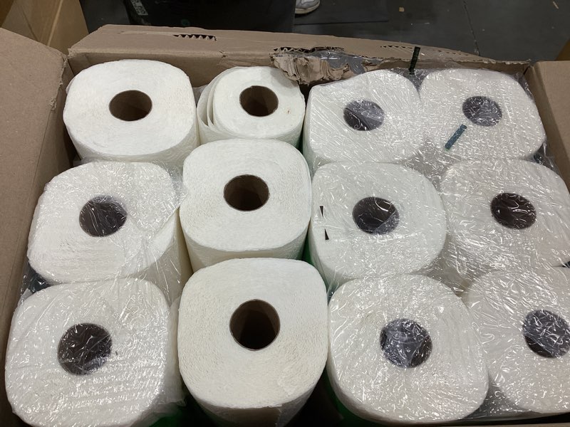 Condition photo showing Good Condition for Amazon Basics FSC-Certified 2-Ply Flex-Sheets Paper Towels, 150 Sheets per Roll, 12 Basics Rolls = 32 Regular Rolls XXL 150 sheet (Pack of 12)