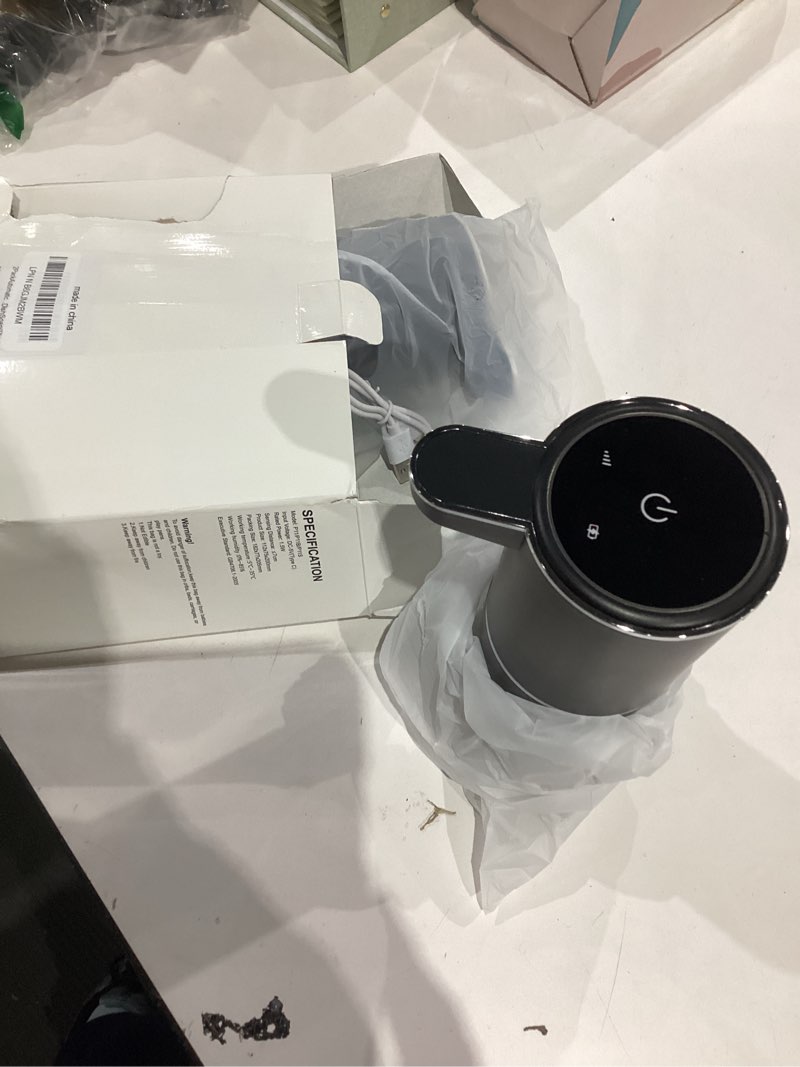 Condition photo showing Good Condition for 2 Pack Automatic Soap Dispenser,Automatic Liquid Soap Dispenser Touchless,12.8oz/380ml USB Rechargeabled Wall Mounted Smart Soap Dispensers for Bathroom Kitchen Dish Soap(Black) Black Liquid x2