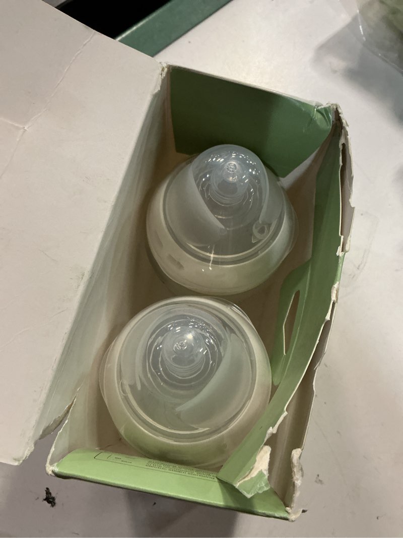 Condition photo showing Good Condition for tommee tippee natural start silicone coated glass baby bottles for feeding from newborn up, 5oz, 2 pack 5 ounce clear