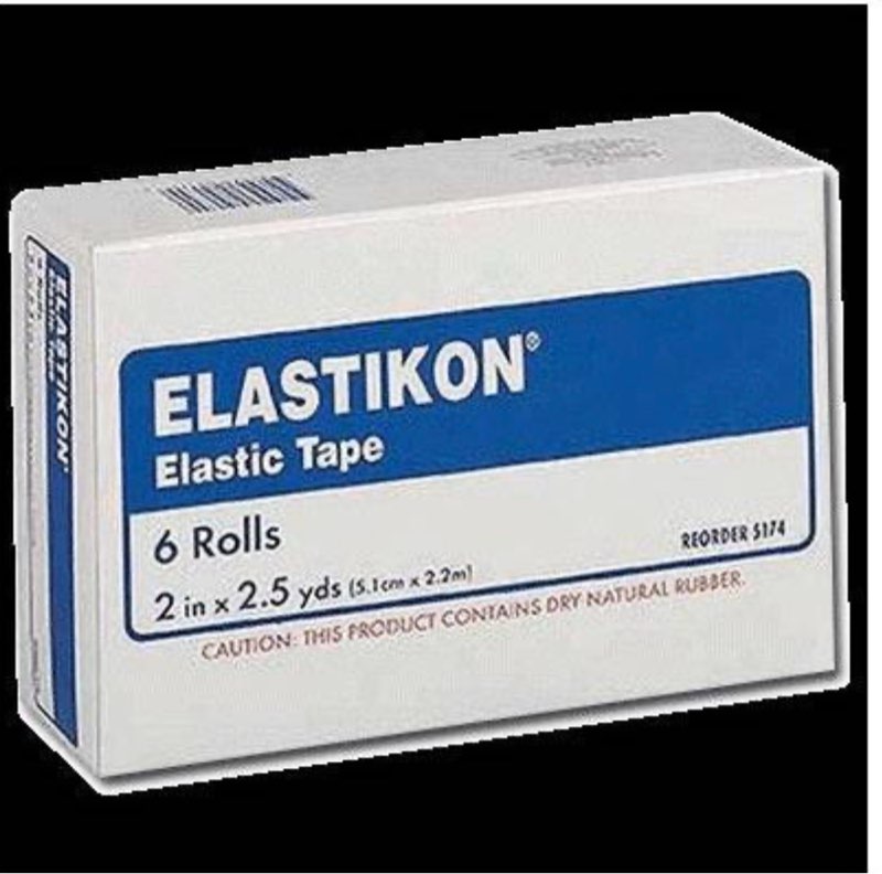 Johnson & Johnson Elastikon Elastic Tape, 2" x 2.5 Yards, (2" x 5 Yards Stretched), Reliable Compres
