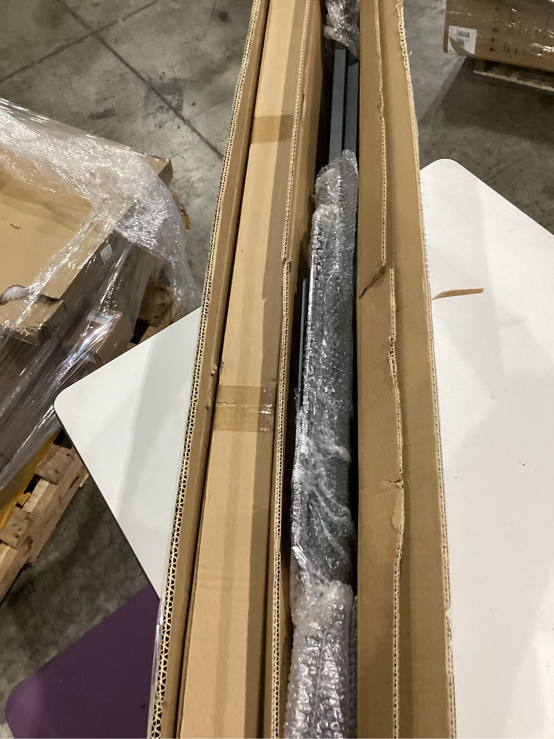 Condition photo showing Good Condition for 4pack adjustable poster holder, foam board stand for display, heavy duty pedestal sign holder, metal stand for display board up to 83 double-pole poster stand 4 pack