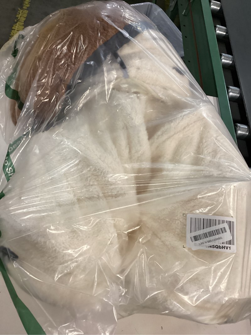 Condition photo showing As Is for Cat Tunnel Bed for Indoor Cats, Cute Cat Donut Toy Tunnel for Small Large Cats, Peekaboo Pet Cave Play Tunnel Toy for Kitten/Rabbit,Beige