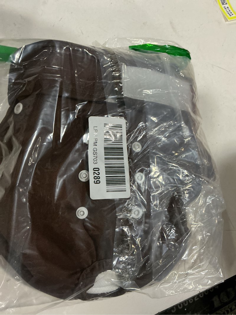 Condition photo showing As Is for pet soft dog diapers female with suspenders, 3 pack reusable female dog diapers for heat, dog period panties for doggie in cycle(large, bear brown) bear brown large:19''-25''
