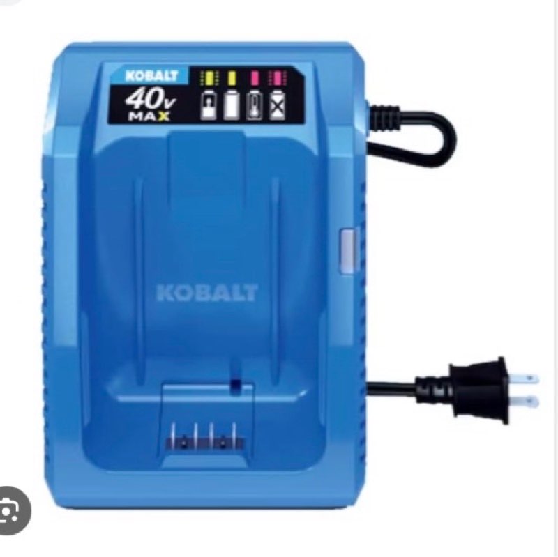 kobalt 40-volt power equipment battery rapid quick charger