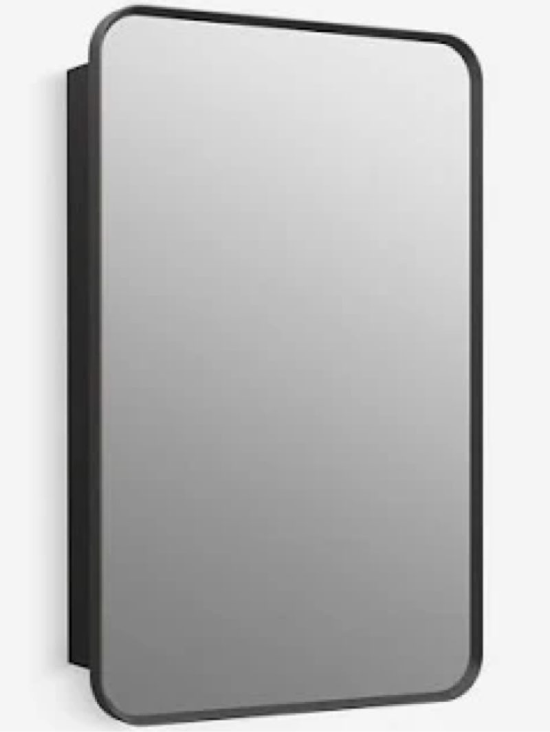 verdera 22" x 34" framed single door medicine cabinet