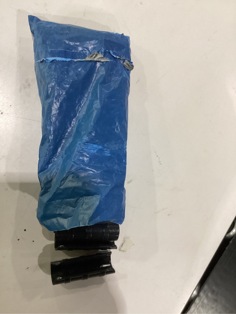 Condition photo showing Good Condition for 10pcs snap clamp 1" x 3-1/4" for outer diameter 1 inch pvc pipe greenhouse row cover banner frame tube clip connector for garden shelters shade cloth insect net (black)