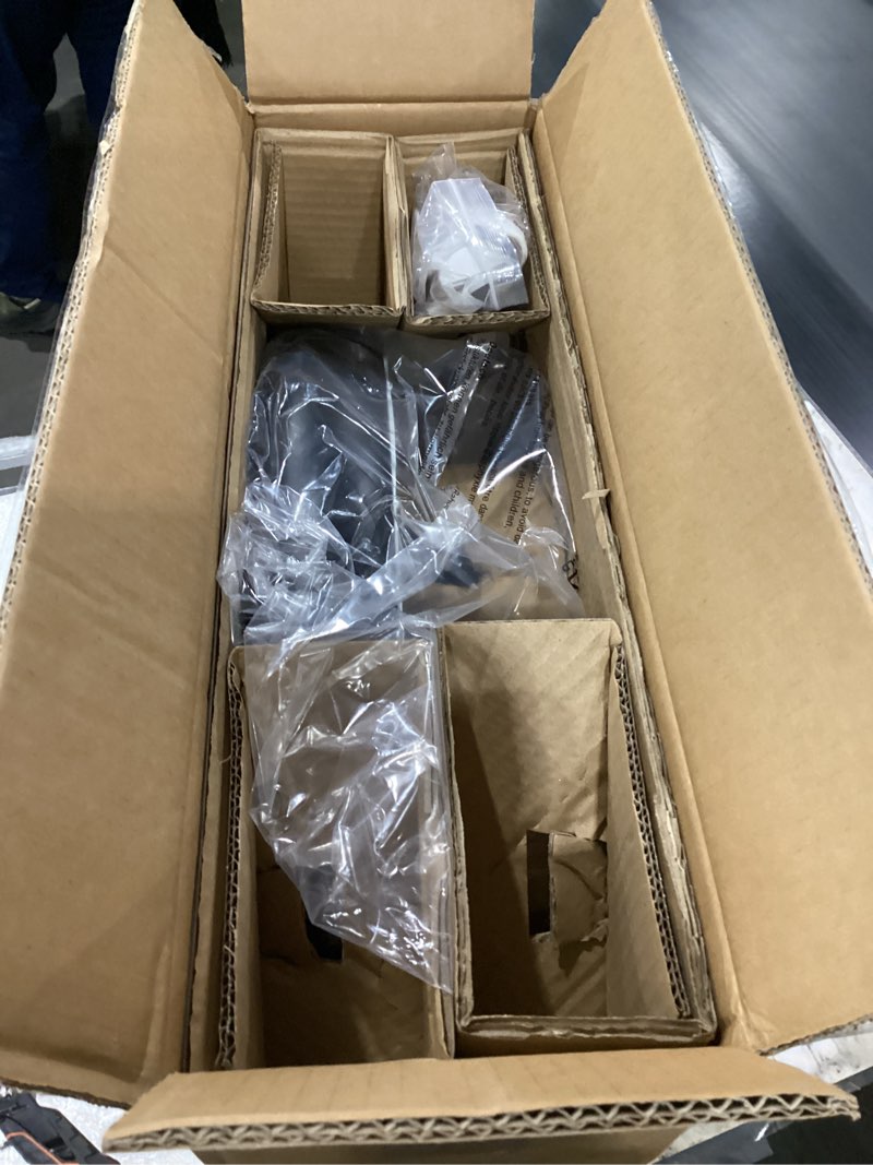 Condition photo showing New/Like New for Ceiling Fans with Lights and Remote, 20" Modern Low Profile Ceiling Fan with Light, 2700K-7000K Stepless Dimming Fandelier Flush Mount Led Fan Light and 6 Wind Speeds for Bedroom(Black) Matte Black