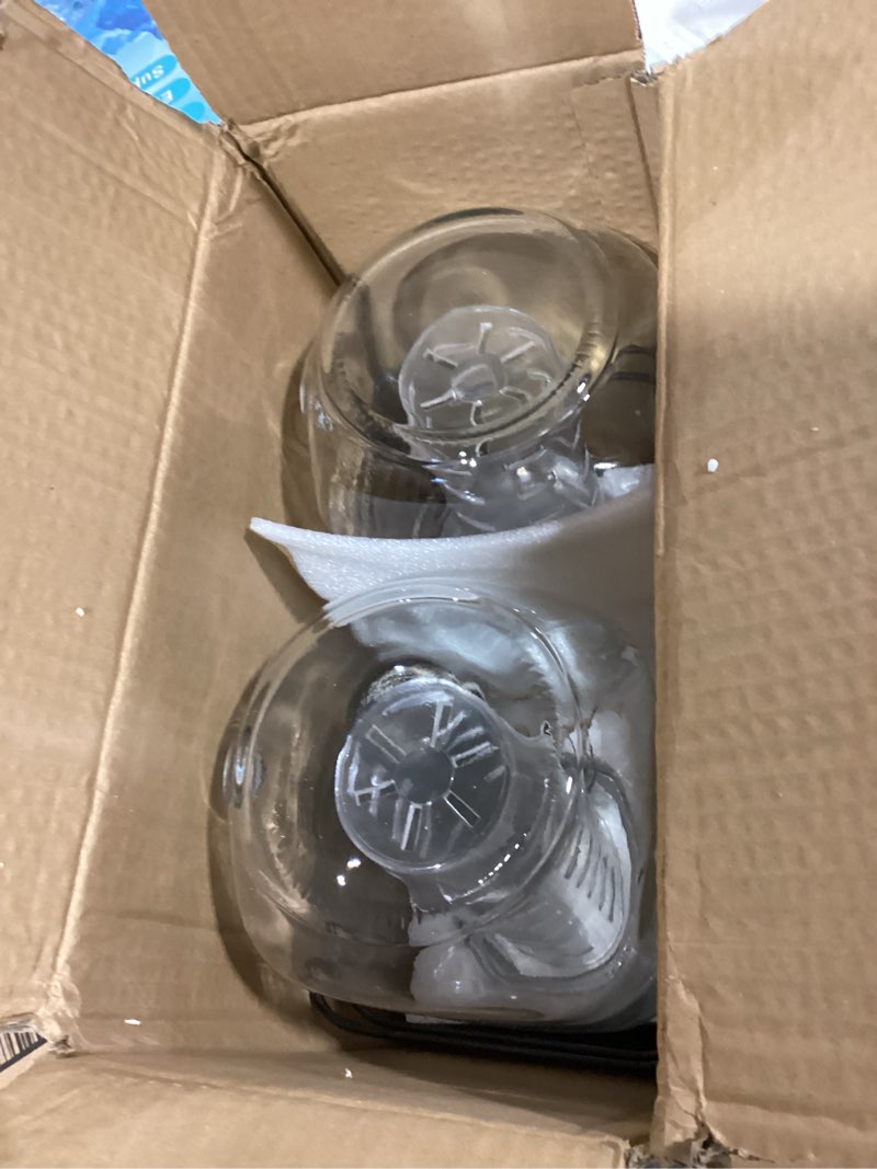 Condition photo showing Good Condition for FineDine 2 Pack Glass Drink Dispenser with Stand & Stainless Steel Spigot – 1 Gallon Drink Dispensers for Parties, Glass Beverage Dispenser Set, Punch Bowl for Lemonade, Juice, Infused Water & More