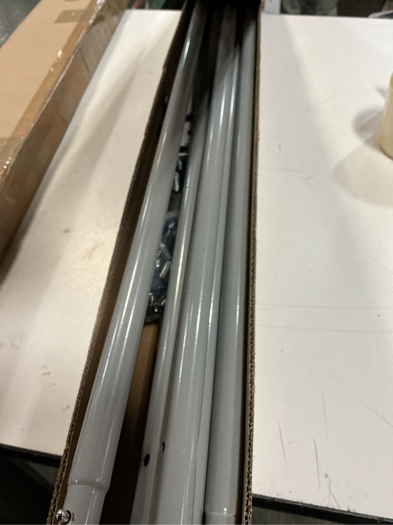 Condition photo showing Good Condition for RANTILA Single Large Panel Room Divider, Privacy Screen for Office, Partition Separators, Freestanding Divider 71''W x 69.5''H, Grey Grey 1 Large Panel