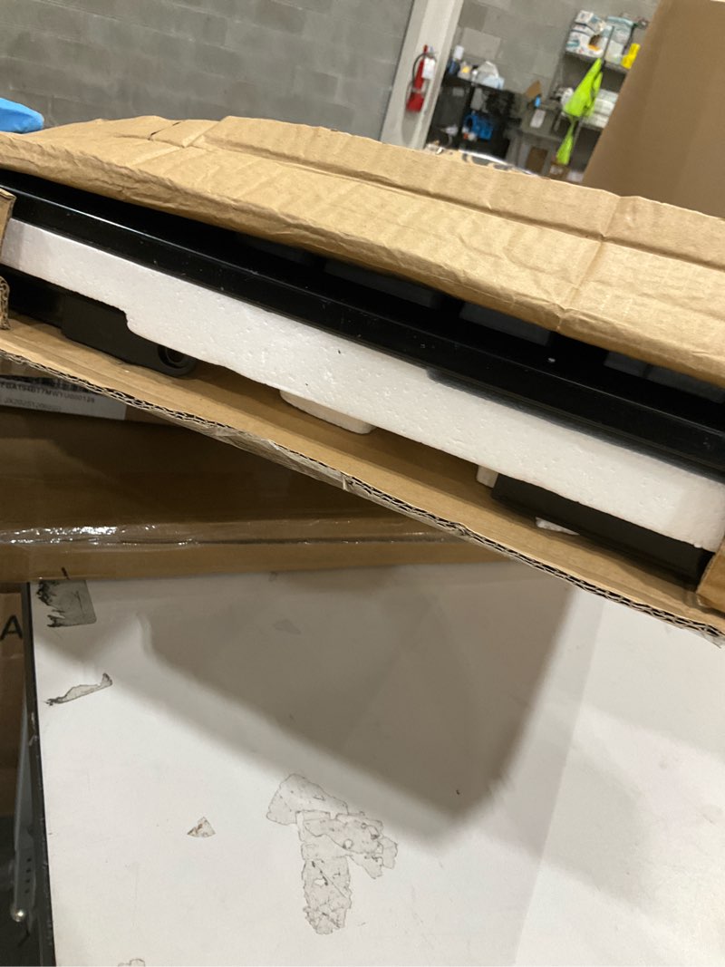 Condition photo showing Good Condition for Carlson Extra Wide Walk Through Pet Gate with Small Pet Door, Includes 4-Inch Extension Kit, Pressure Mount Kit and Wall Mount Kit, Black