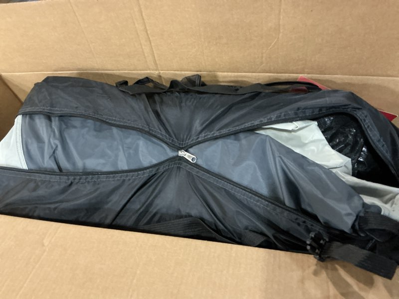 Condition photo showing As Is for FanttikOutdoor Instant Cabin Tent 6/8/10/12 Person Camping Tent Setup in 60 Seconds with Rainfly & Windproof Portable with Carry Bag for Family Camping & Hiking, Upgraded Ventilation, Khaki 11' x 9' x 72''(similar no same)