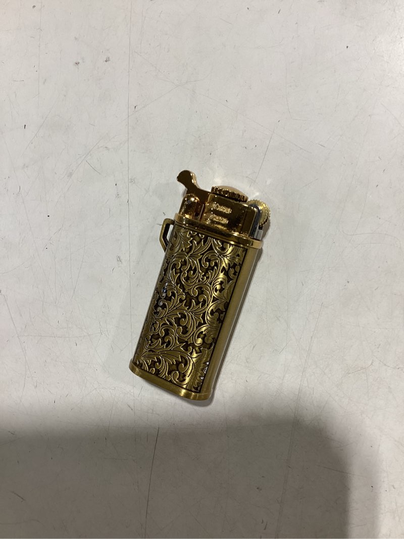 Condition photo showing As Is for cool creative design butane torch lighters refillable novelty lighter for fireplace candle camping bbq (without gas) (07)
