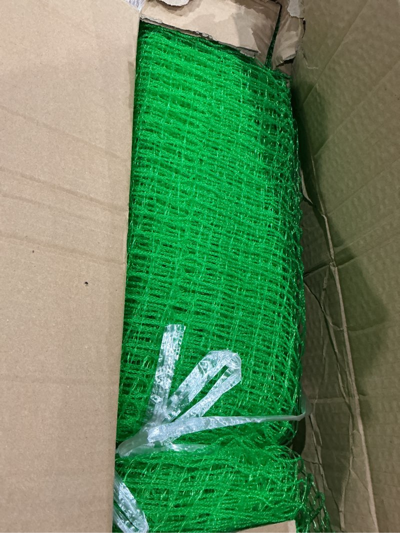 Condition photo showing Good Condition for hidalife temporary fence with posts,3‘x50‘ safety barrier for dog snow plastic mesh fencing with fiberglass stake windbreak rope,movable fencing roll for garden backyard outdoor animal protect 3'x50'