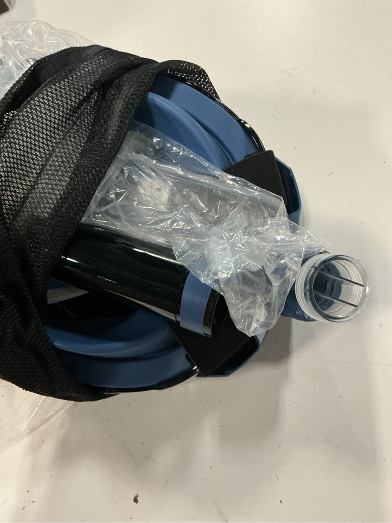 Condition photo showing Good Condition for greatever g2 full face snorkel mask with latest dry top system,foldable 180 degree panoramic view snorkeling mask with camera mount,safe breathing,anti-leak&anti-fog cerulean blue large/ x-large