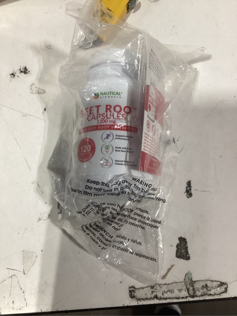 Condition photo showing New/Like New for beet root capsules - 1200mg per serving - 120 beet root powder capsules - beetroot powder supports blood pressure, athletic performance, digestive, immune system (pure, non-gmo & gluten free 120 count (pack of 1)