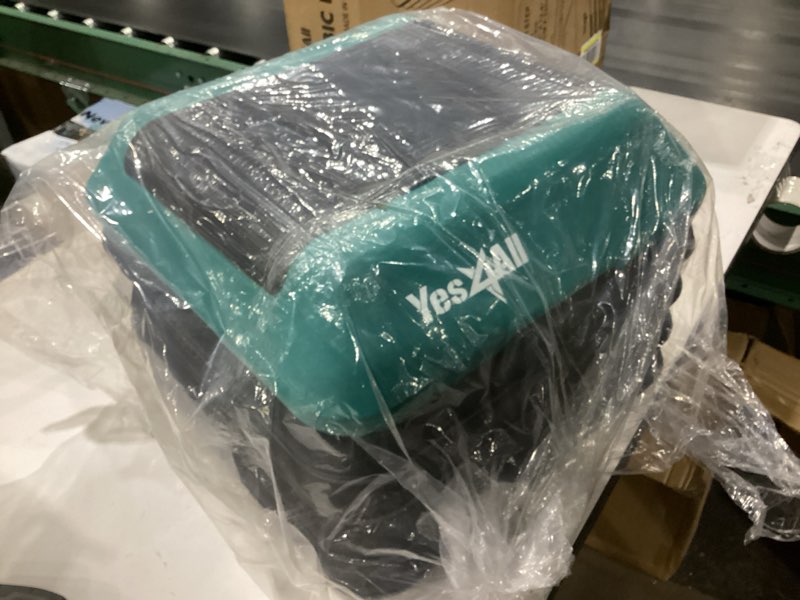 Condition photo showing Good Condition for yes4all high arobic step platform & stackable risers - adjustable 4"/6"/8"/10"/12" height - choose full step platform set or 2-pack stackable risers, customize for cardio & aerobic exercise d. teal/purple with black