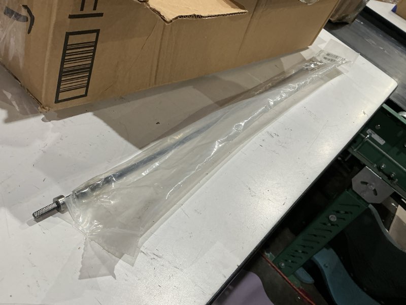 Condition photo showing As Is for mtd 753-05267 replacement part lower drive shaft | fits murray troy-bilt yard-machines bronco ym71ss ym70ss ym4570 y4800ec y2900ec
