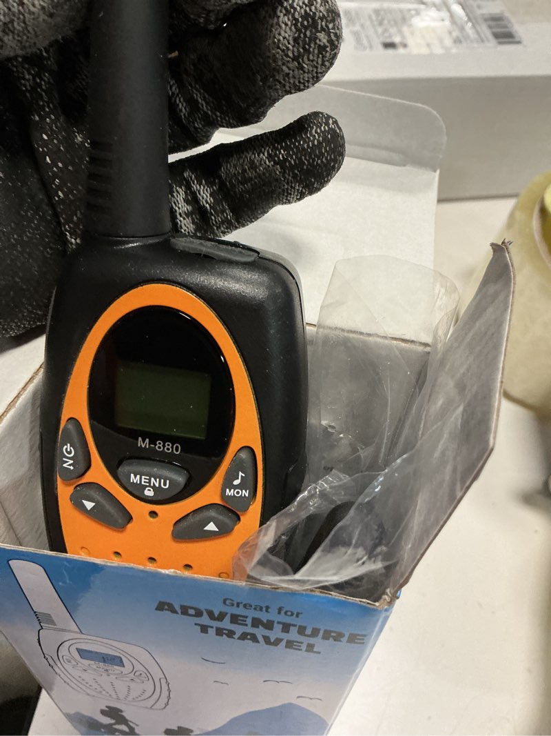 Condition photo showing Good Condition for Two Way Radios for Adults, Topsung M880 FRS Walkie Talkie Long Range with VOX Belt Clip/Hands Free Walki Talki with Noise Cancelling for Women Kids Camping Hiking Cruise Ship (Orange 2 in 1)