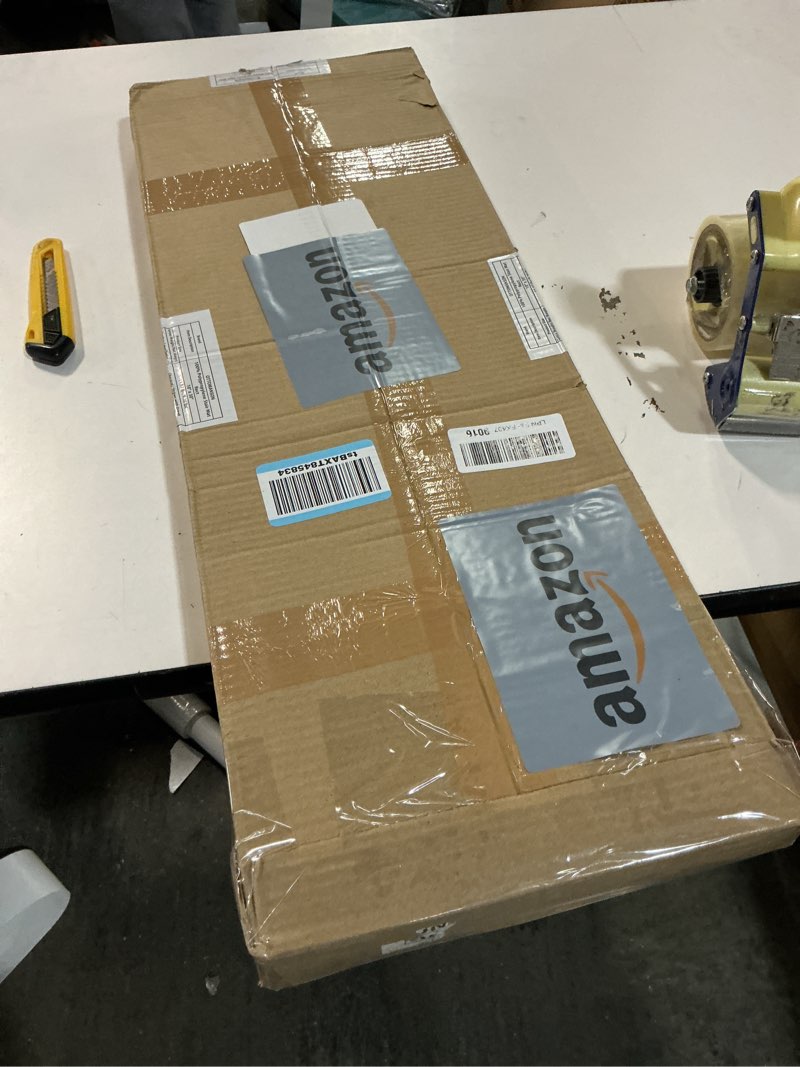 Condition photo showing New/Like New for Ottomanson Non-Slip Rubberback Solid Design 8" x 30" Indoor/Outdoor Stair Treads, 14 Pack, Gray Scrape Rib Gray Stair Treads - 14 Pack (8" x 30")