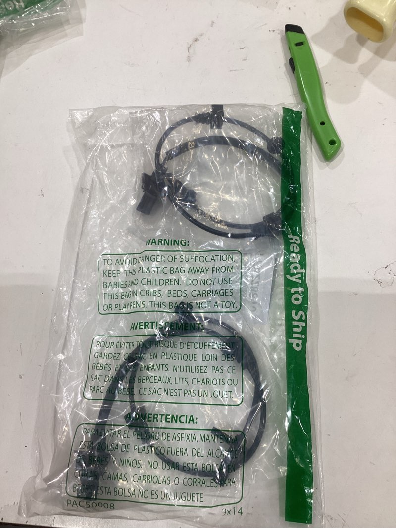 Condition photo showing New/Like New for 2 Pcs ABS Wheel Speed Sensors (Front Left & Right) Compatible with Honda HR-V/Insight/Civic (2016-2022) - Replaces OE Numbers 57455T7WA01 & 57450T7WA01
