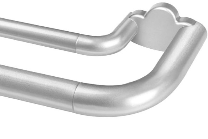 Double Curtain Rods 32 to 58 Inches, HOTOZON Blackout Double Curtain Rods for Windows 20 to 54 Inche