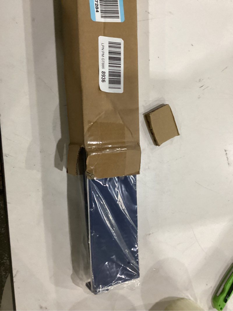 Condition photo showing New/Like New for (not tested)lazblinds no drill blackout roller shades for indoor windows, cordless window blinds, thermal insulated fabric uv protection for home and office, 28\" w x 48\" h, navy blue