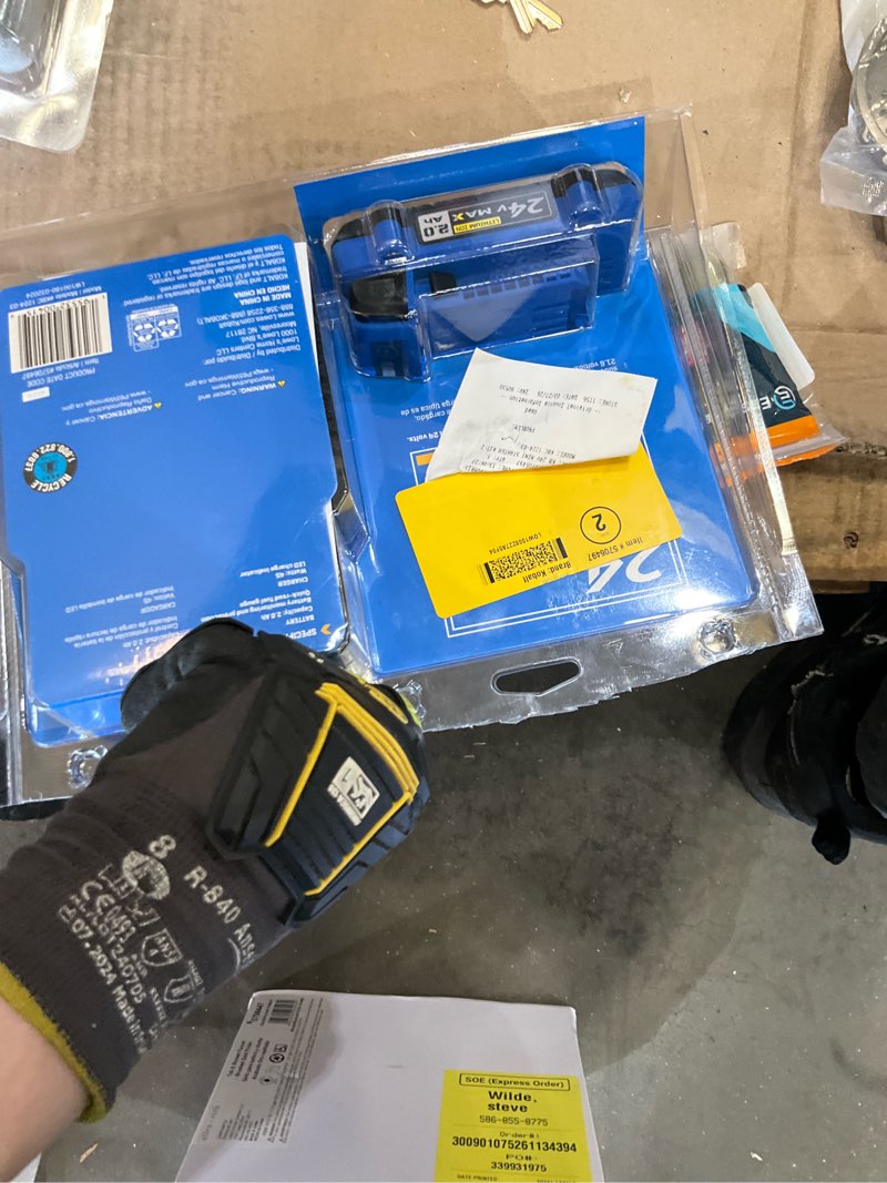 Condition photo showing Good Condition for kobalt 24 -volt 1 -pack lithium-ion ( 2 ah battery and charger