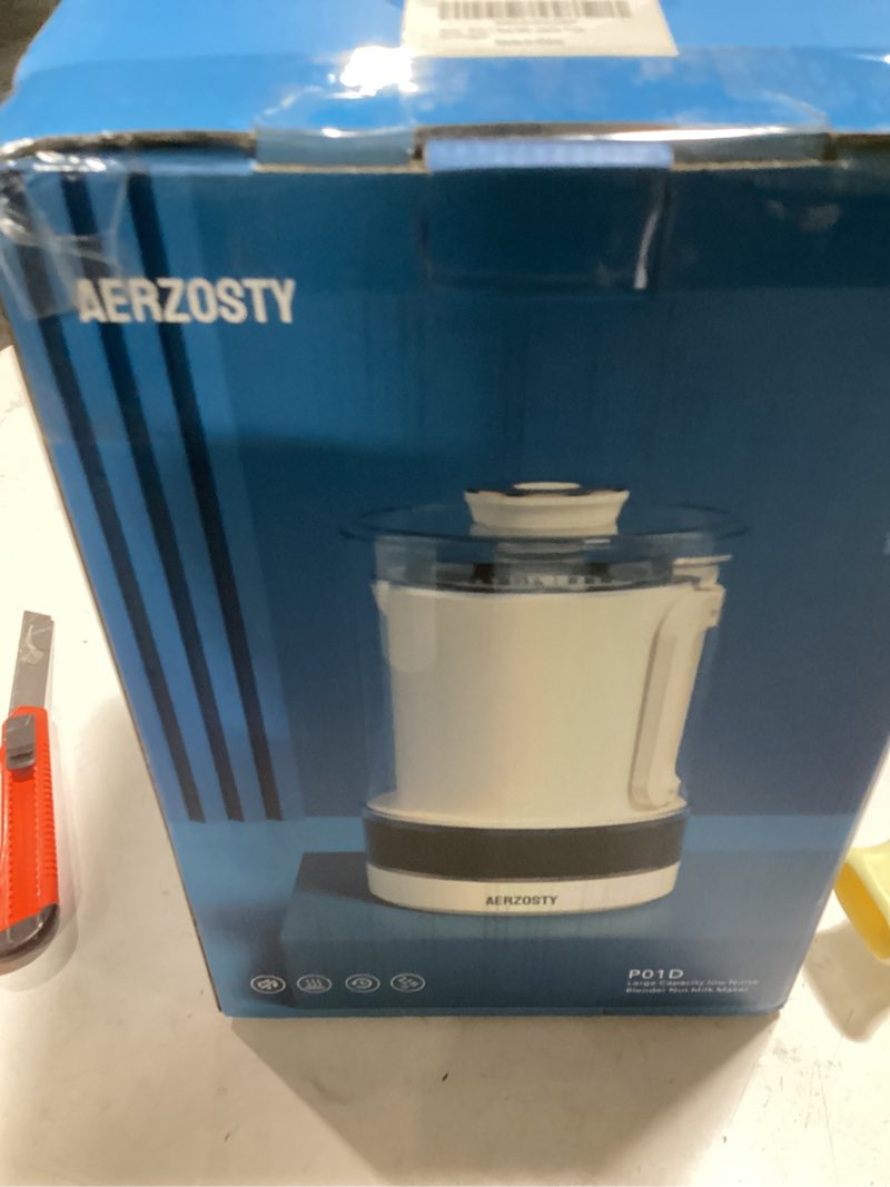Condition photo showing New/Like New for 10 in 1 nut milk maker machine, 40oz/1.0l soy milk maker with auto clean/24h delay/keep warm/boil water, almond milk maker for homemade oat, juice, milk shakes, plant based and dairy free beverages