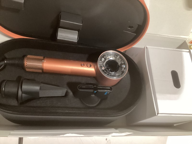 Condition photo showing New/Like New for dyson supersonic nural™ hair dryer amber silk