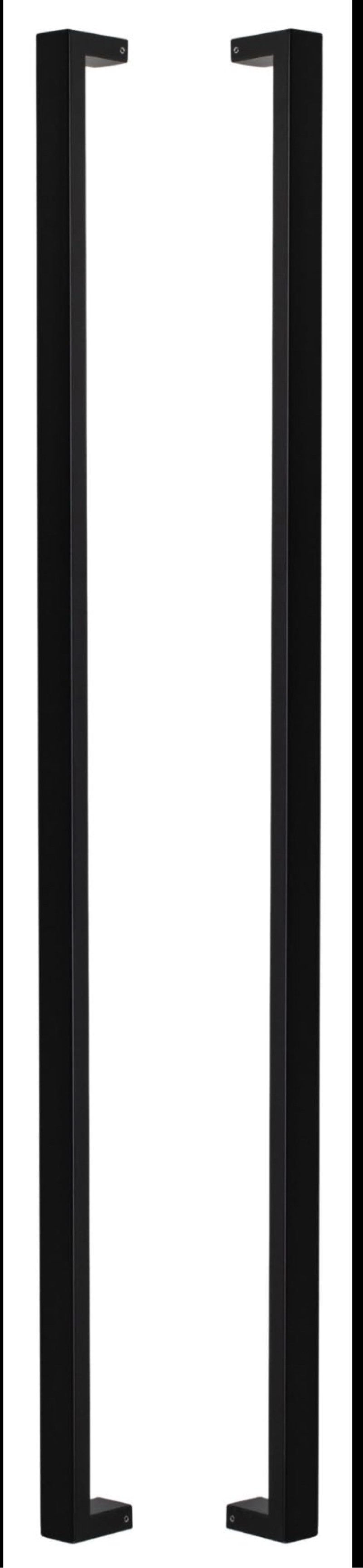 Sure-Loc PL-2SQ48 Pink and Purple Hydrangea Sunset I Winston Porter Overall Size: 34" H 48" Center to Center Single Door Pull - Flat Black