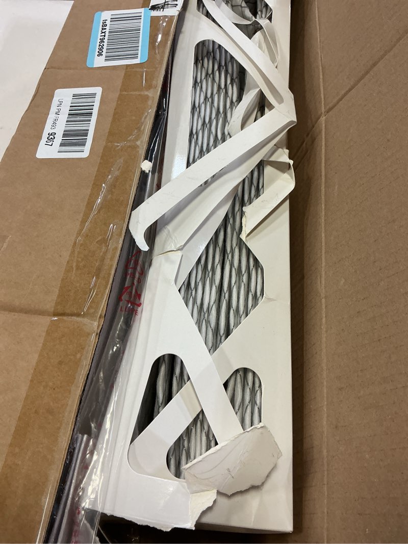 Condition photo showing As Is for 2 pack air filter compatible with trane flrqb5ah23m11 and envirowise 22.7 x 20.7 x 4.7 air filter, flrqb5ah23m11 merv 13 filter