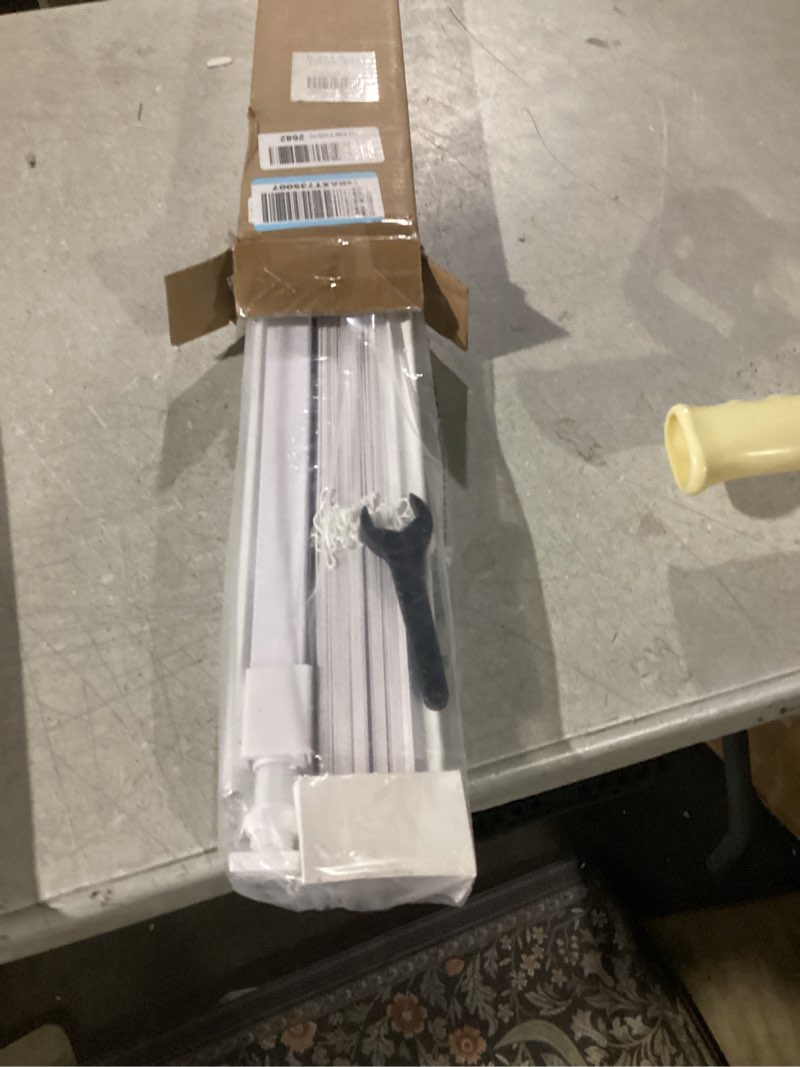 Condition photo showing Good Condition for LazBlinds No Tools No Drill 1" Vinyl Mini Blinds, Cordless Blinds for Windows, Light Filtering Horizontal Window Blinds & Shades, 21" W x 64" H, White Cordless-white 21" W x 64" H