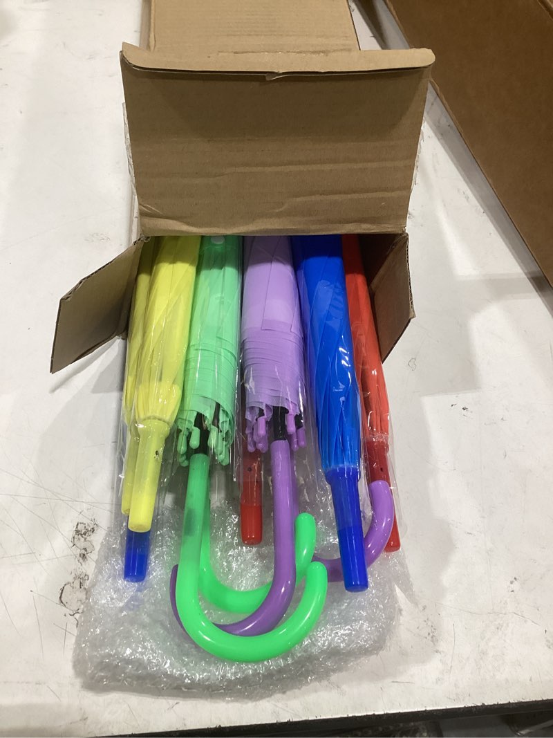 Condition photo showing New/Like New for eccliy decorative street umbrella for hanging 35.5 inch macaron color stick umbrellas for outdoor wedding birthday party decor photo booth props garden street commercial decoration rainbow 10